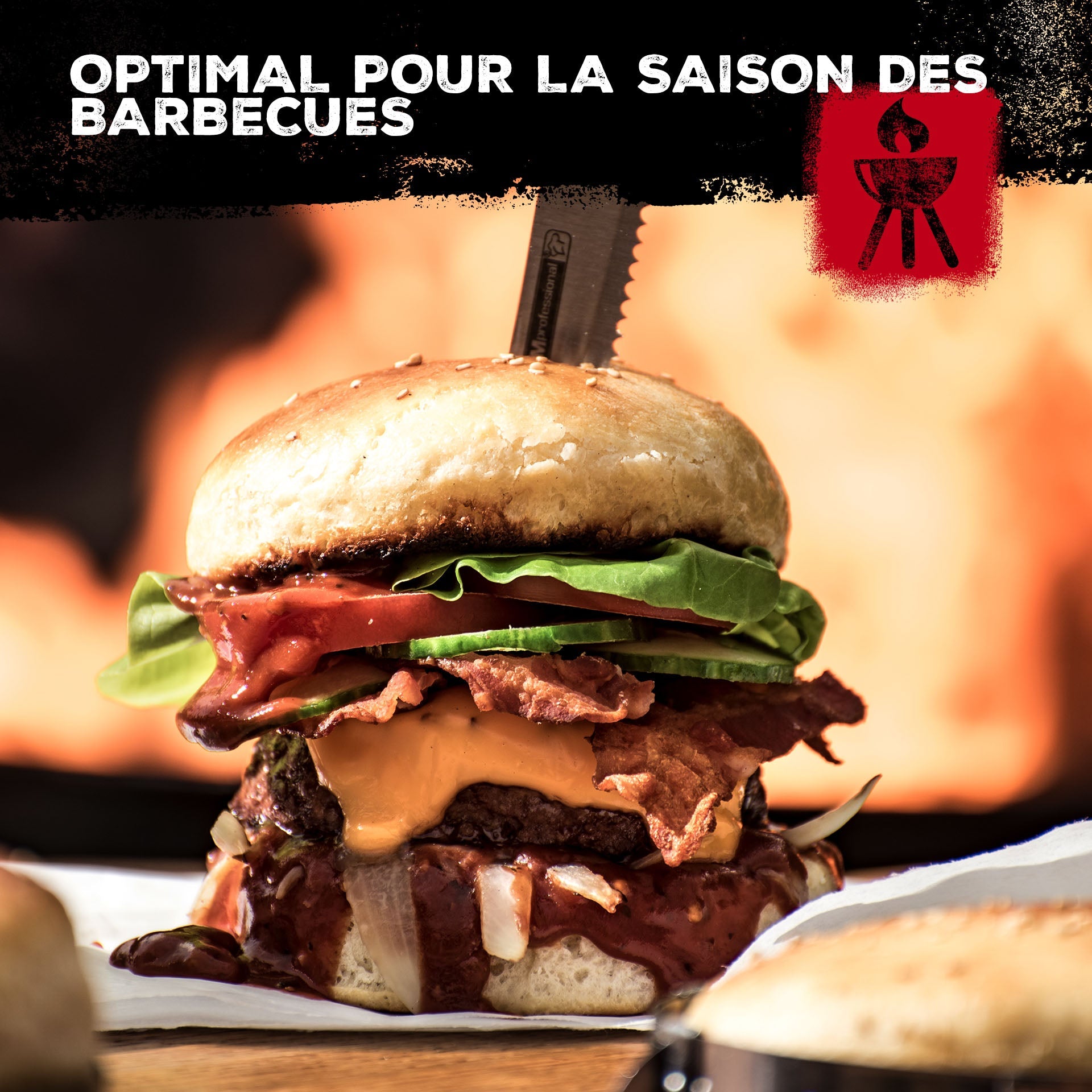 Lot de 2 emporte-pièces réglables 9 à 11,7 cm  Barbecue FM Professional - Mathon - 6