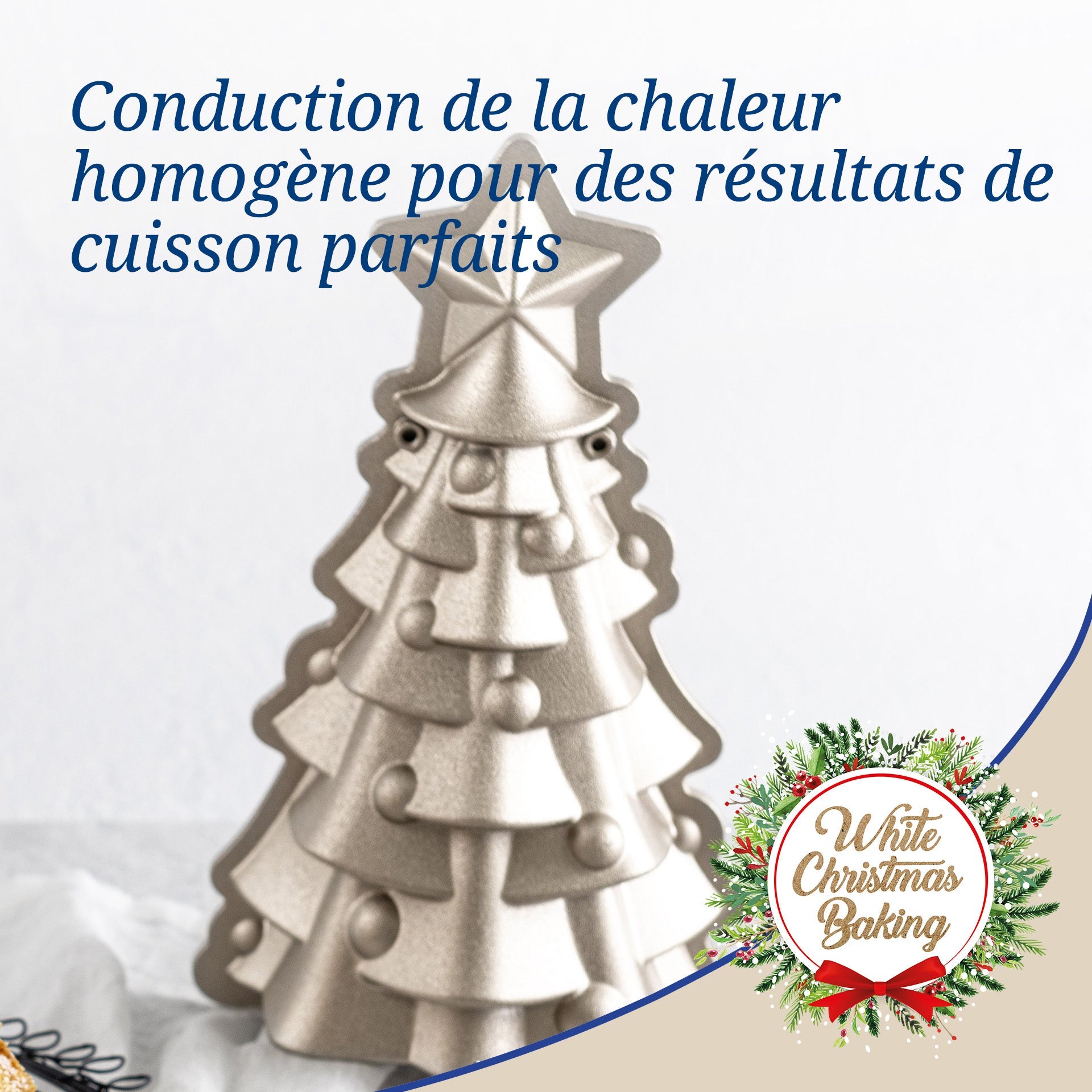 Moule à gâteaux original en forme de sapin de noël 17 x 7,5 cm  Christmas Dr. Oetker - Mathon - 7