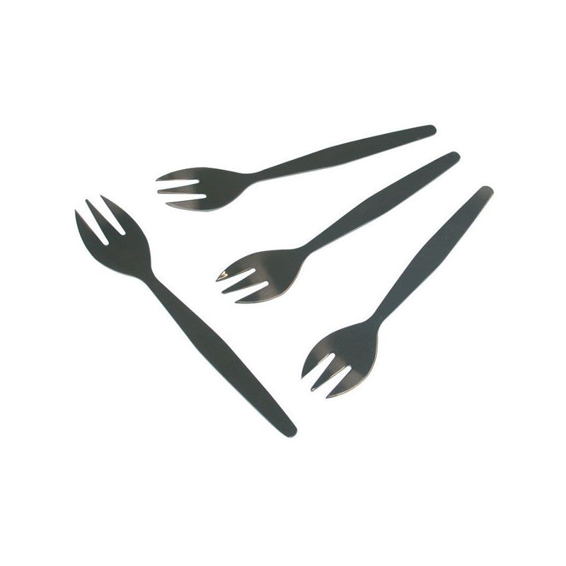 4 Fourchettes à Huîtres Inox 12cm Metaltex - 25103610080 Metaltex - Mathon