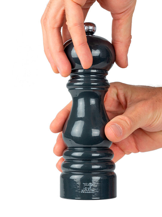 Paris Moulin à poivre manuel en bois laqué, ardoise, 18 cm - 7in. Peugeot - Mathon - 5