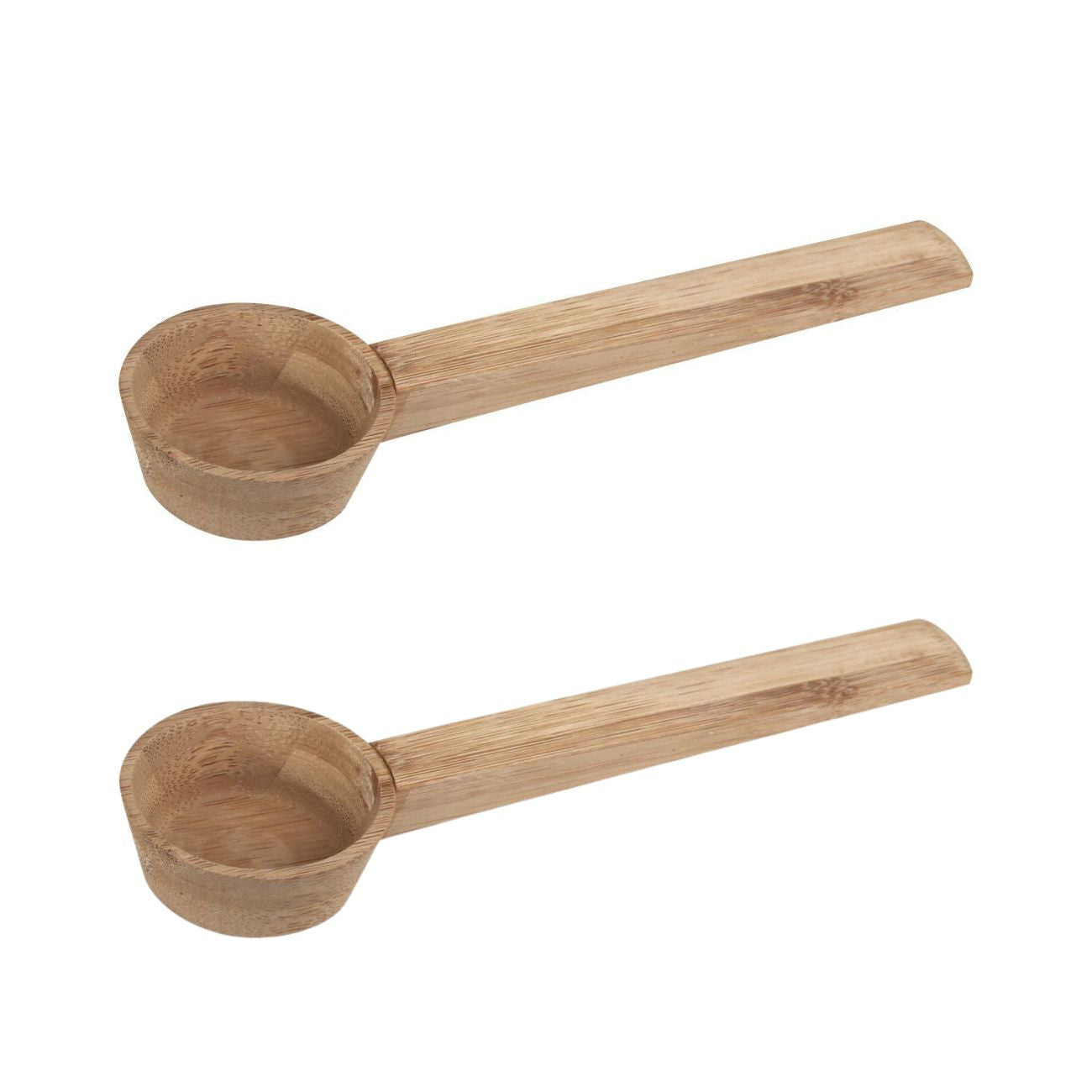 Ensemble de 2 cuillères doseuses à café en bambou Fackelmann - Mathon - 1