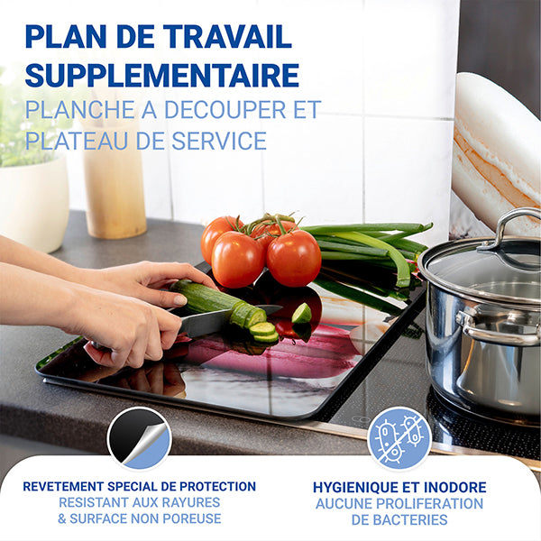 Set 2 couvre-plaques protection motif Macarons Wenko by Maximex - Mathon - 4