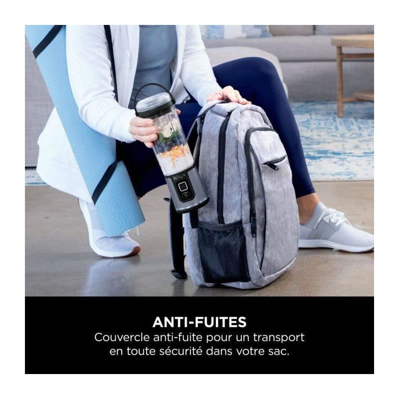 Blender Portable Sans Fil - Ninja Blast - Bc151eubk - Noir Ninja - Mathon - 5