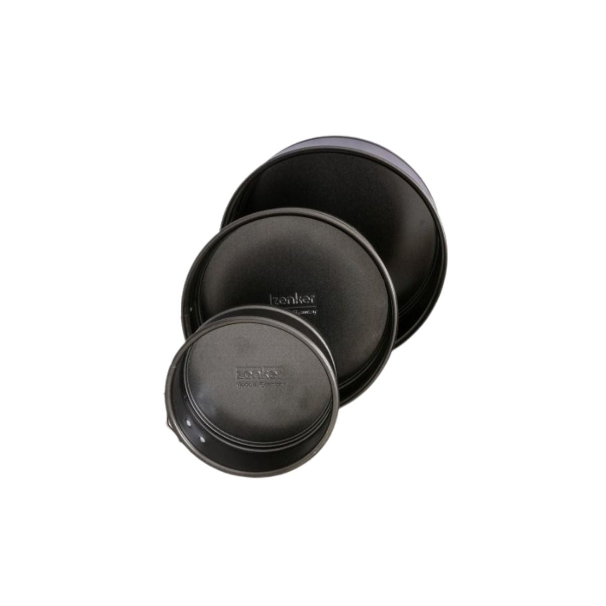 Set de 3 mini moules à manqué à charnière 12cm + 16cm + 18cm Zenker Spécial Mini Zenker - Mathon - 1