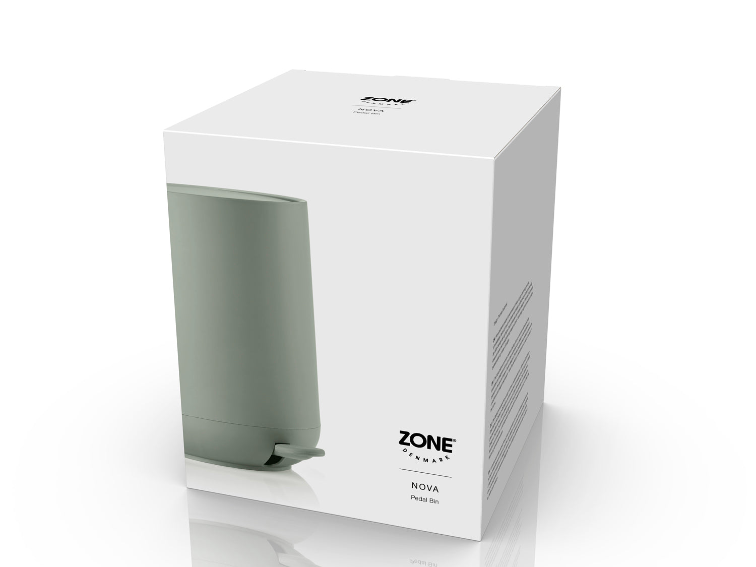 Poubelle à pédale NOVA en abs Vert matcha Zone Denmark - Mathon - 3