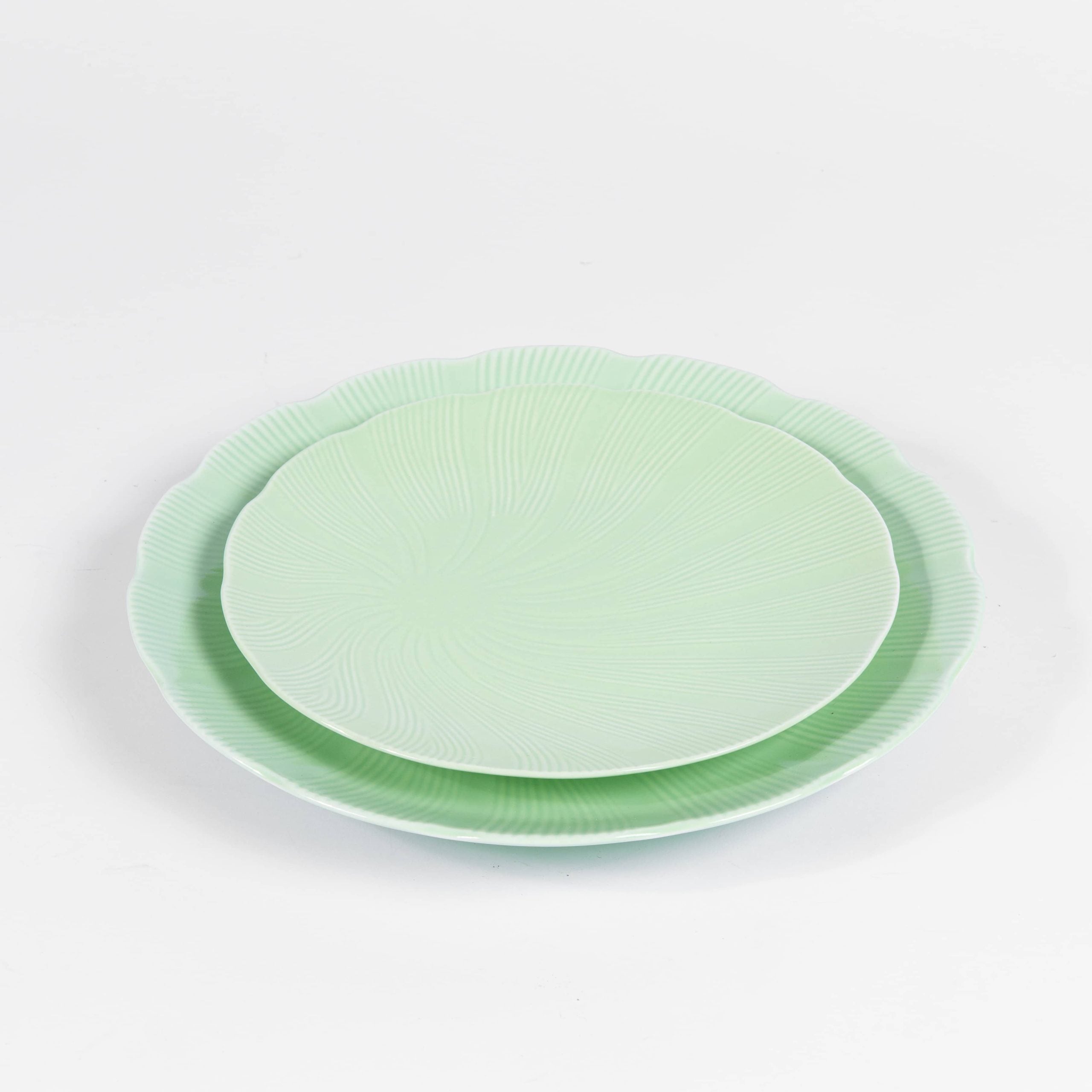 Assiette à dessert TAHITI VERT (19cm) OGRE La Fabrique - Mathon - 3