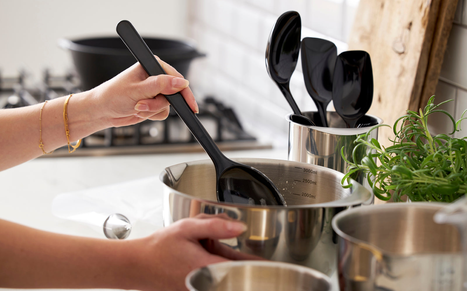 Cuillère à pâtisserie CLASSIC Noir de carbone Rosti - Mathon - 4