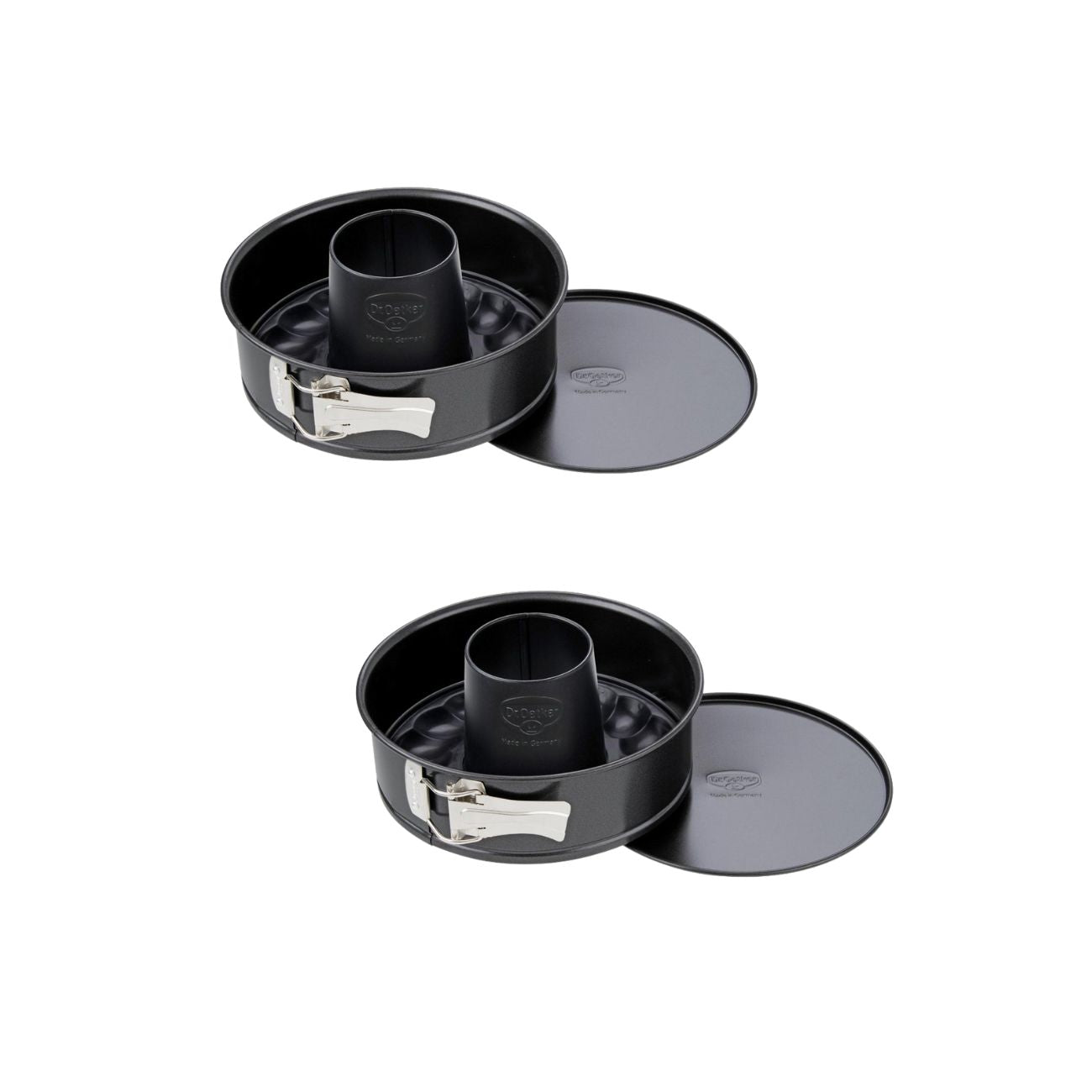 Ensemble de 2 Moules à manqué à charnière avec fond à savarin 20 cm Dr Oetker Back Freude Dr. Oetker - Mathon - 1