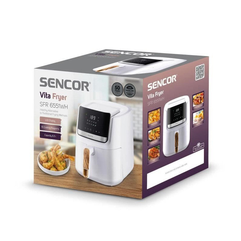 Airfryer - Sencor - Sfr 6551wh - 1600 W - 6,5 L - Blanc SENCOR - Mathon - 4