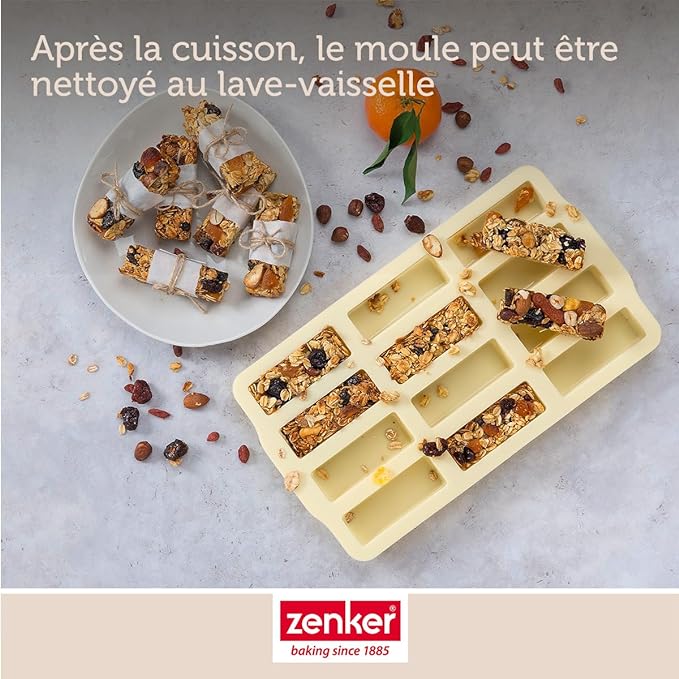 Moule en silicone pour 12 barres de muesli Zenker Sweet Sensation Zenker - Mathon - 6