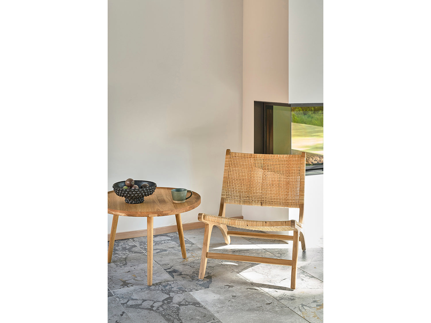 Plat VAEST en terre cuite Mat noir Villa Collection - Mathon - 9