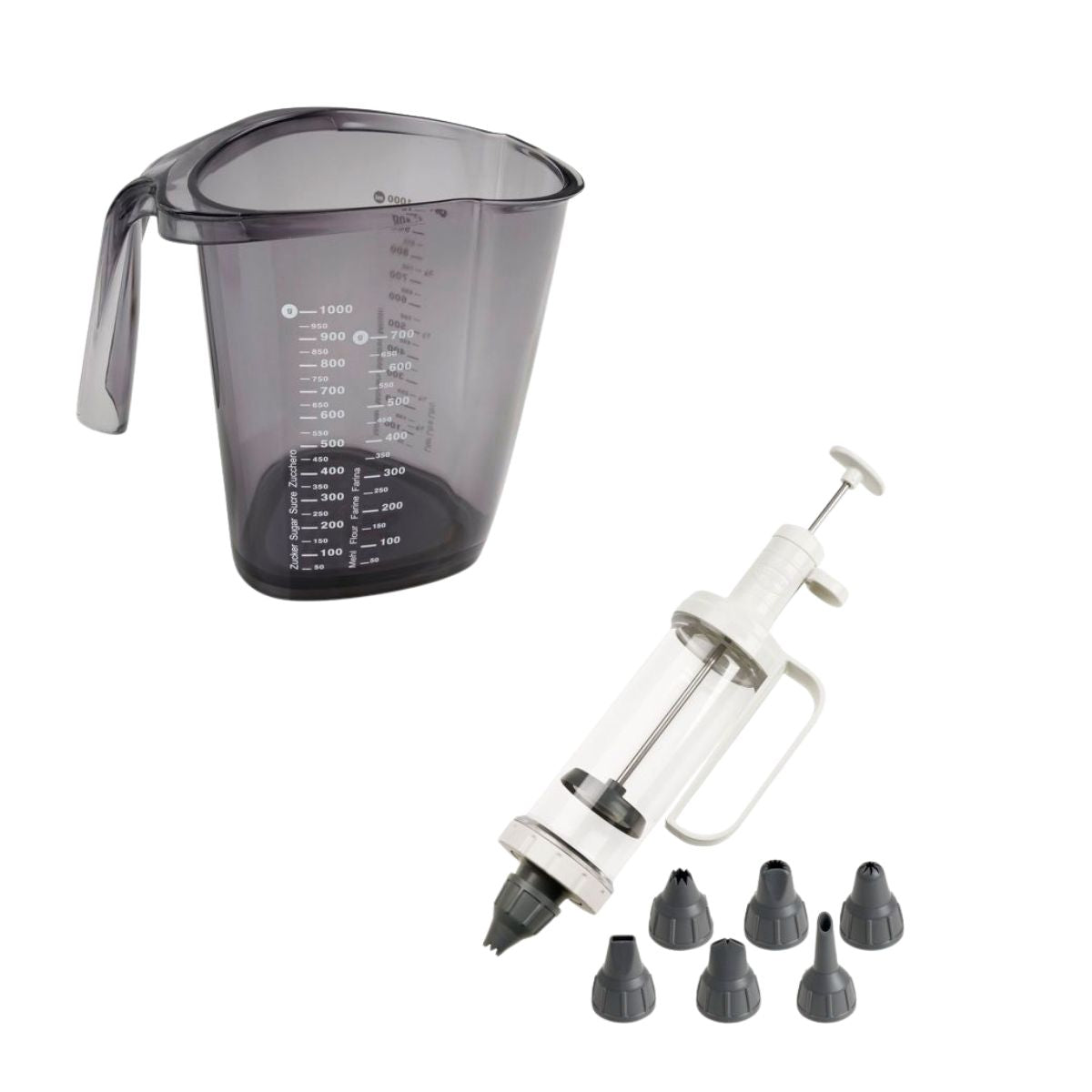 Lot verre doseur et seringue à pâtisserie Dr. Oetker Baker Edition Dr. Oetker - Mathon - 1