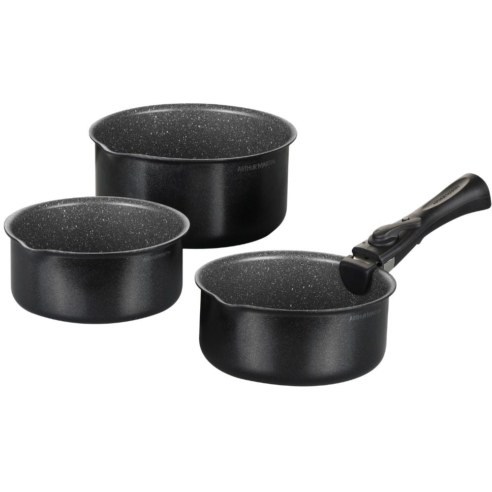 AM120B : Set de 3 Casseroles Tous Feux Arthur Martin 16-18-20 cm Shop-Story - Mathon - 1