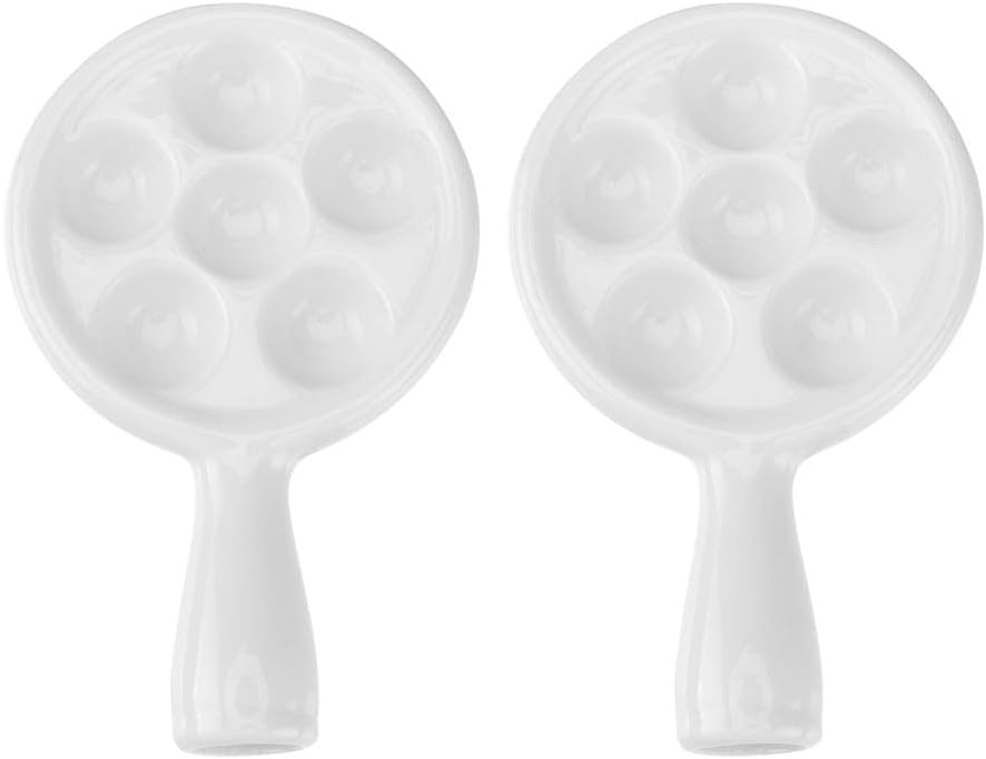 Plat à escargots en céramique design coquille Vendos85 - Mathon