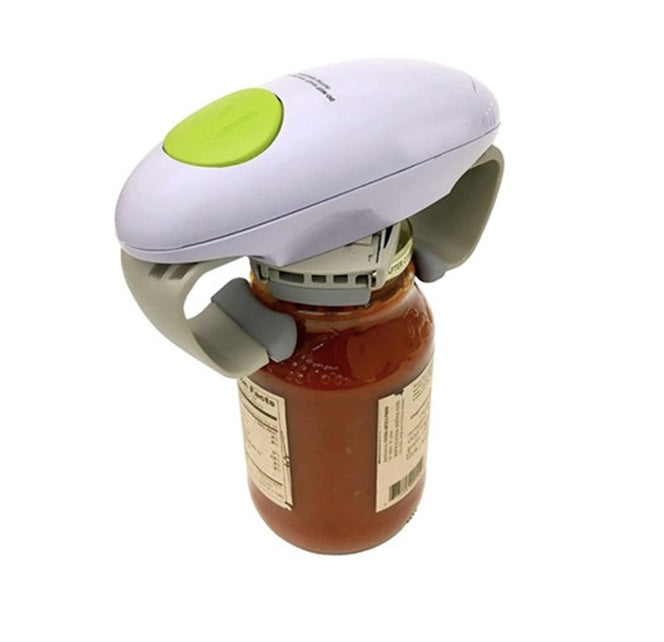 Ouvre-boîte électrique à bord lisse portable blanc vert Vendos85 - Mathon