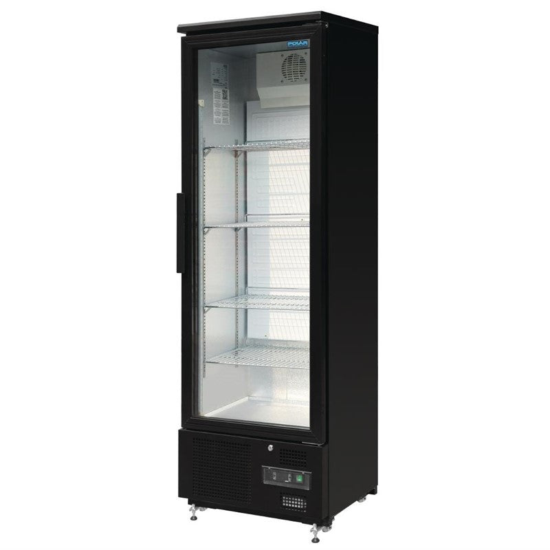 Frigo Boisson Vitré Noir 307 L - Polar - Mathon - 3