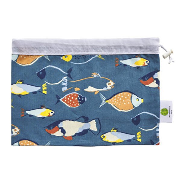 Sac à salades Poissons Bleu Sacasalades by Arminé - Mathon - 2