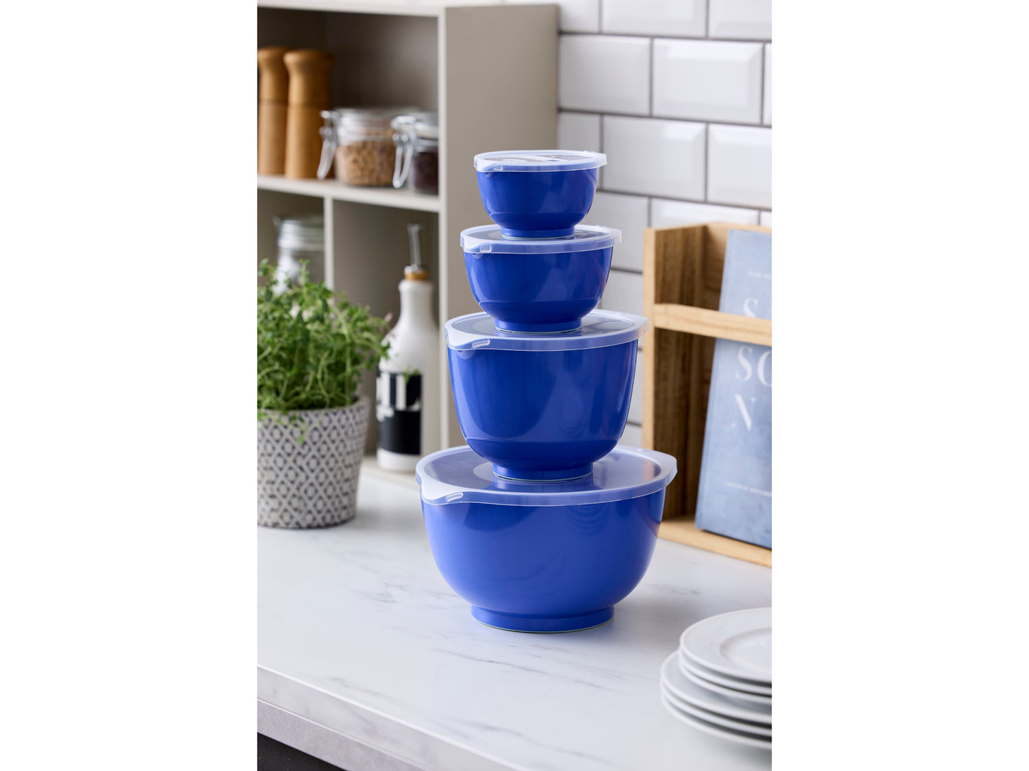 Set de bols 8 pces NEW MARGRETHE en durostima® Bleu électrique Rosti - Mathon - 2