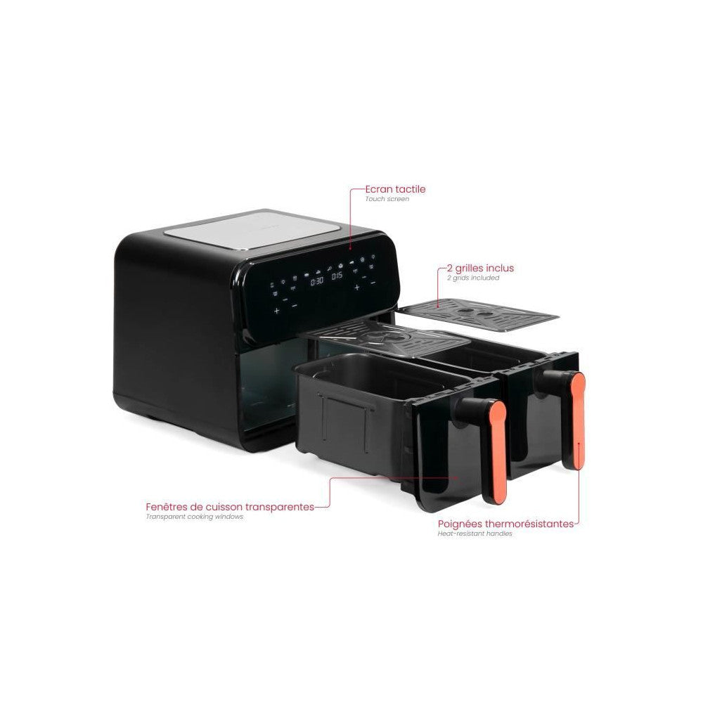 Friteuse Sans Huile - Livoo - Livoo X Marmiton - Doc316 - Acier Inoxydable - 9 L - 2400 W - 7 Programmes - Température Ajustabl Livoo - Mathon - 4