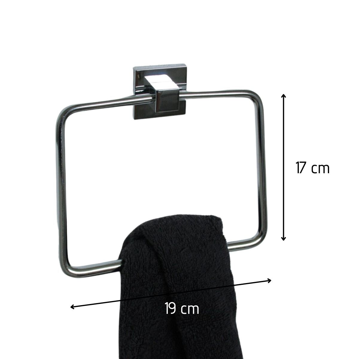 Anneau porte serviette mural gris  Mare Fackelmann - Mathon - 3