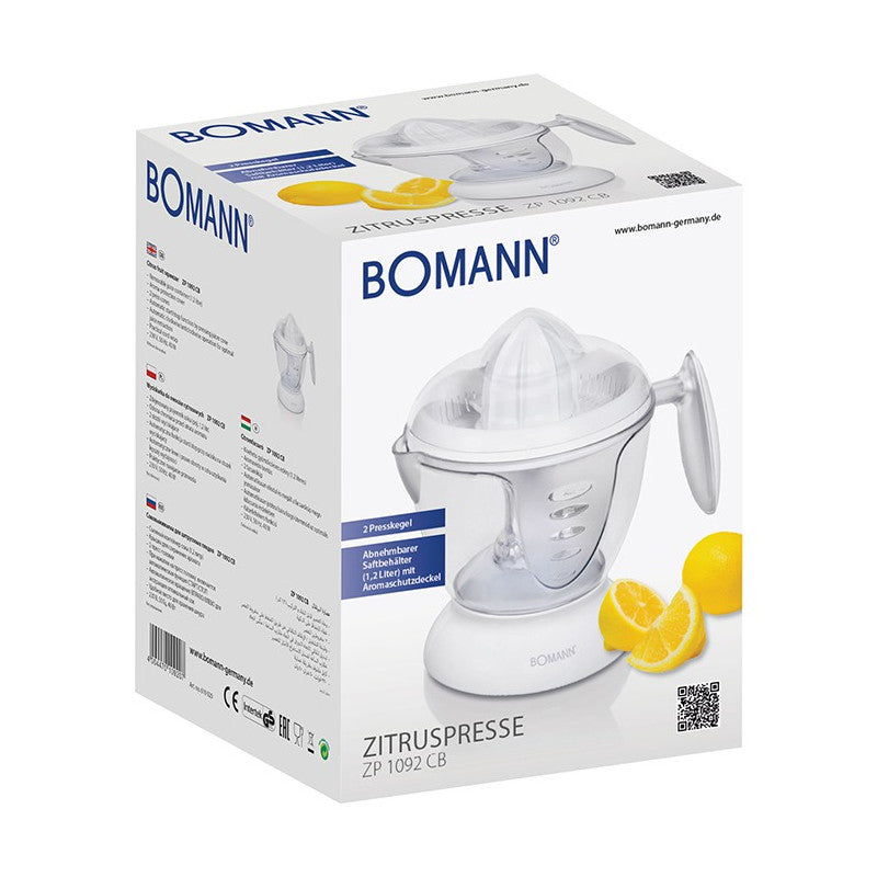 Presse agrume électrique Bomann ZP 1092 CB Blanc Bomann - Mathon - 6