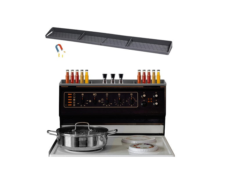 Étagère de Cuisine Magnétique 76,5 x 8,9 x 3,5 cm noir Vendos85 - Mathon