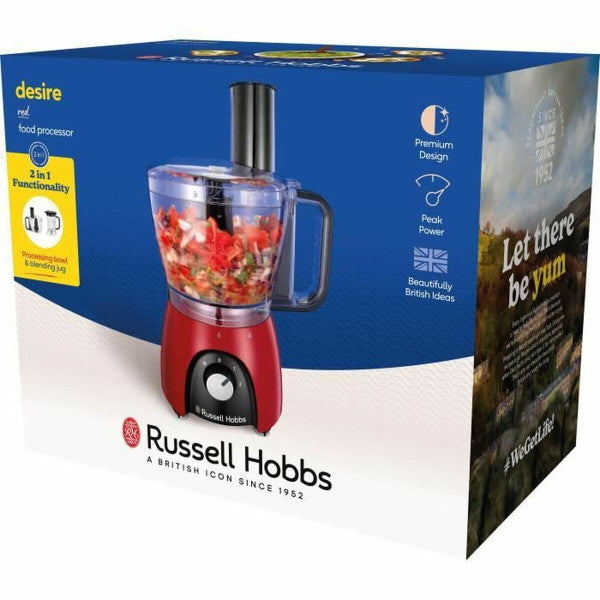 Robot Culinaire Russell Hobbs Desire Red Rouge 600 W Russell Hobbs - Mathon - 2