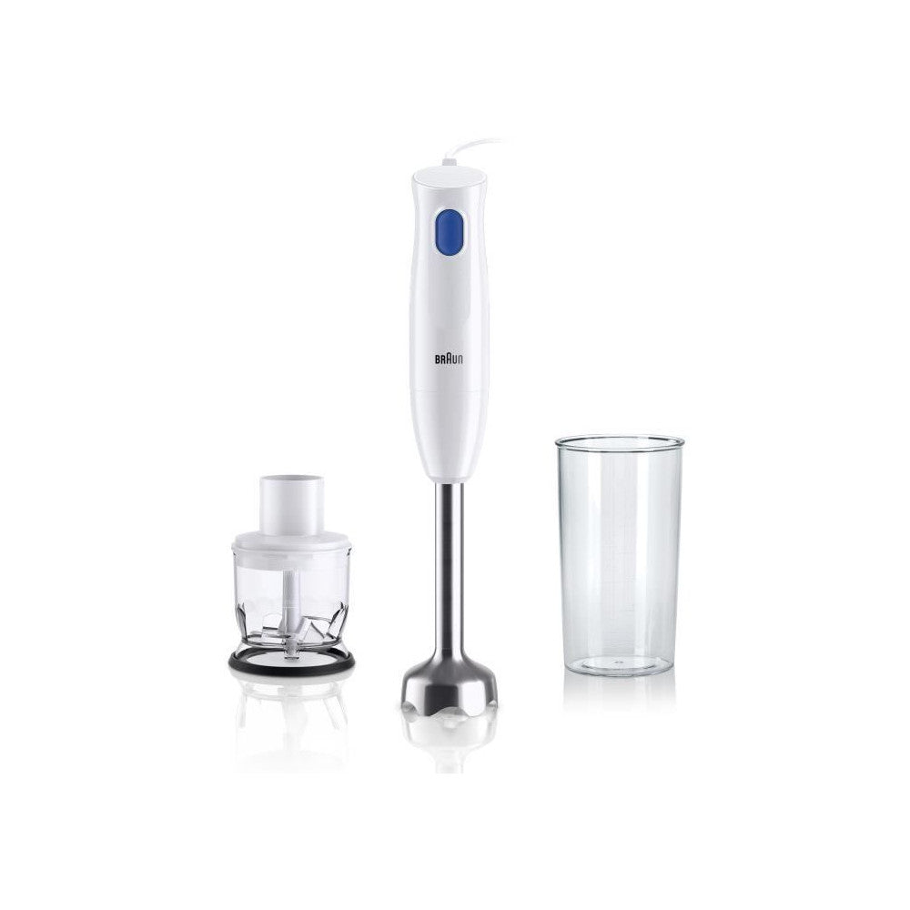 Mixeur Plongeant -   - Multiquick Mq10.202m - 450 W - 1 Vitesse - Blanc Braun - Mathon - 1