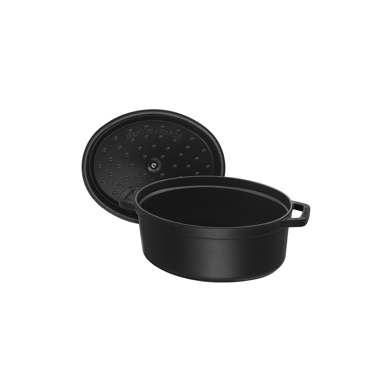 Cocotte en Fonte, Ovale, Ø 33 cm, 6,7 L, Noir Mat Staub - Mathon - 2