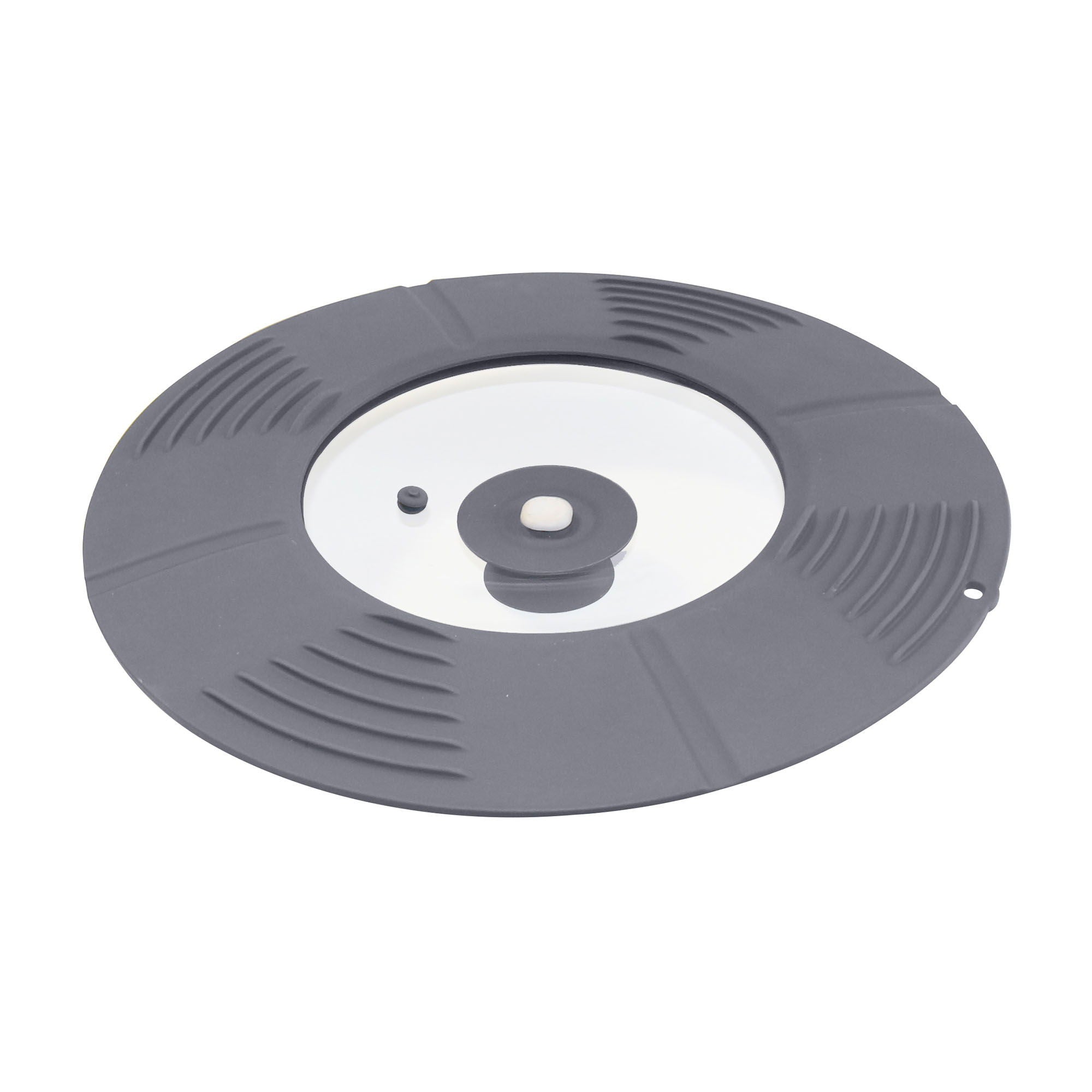 Couvercle en verre universel, avec rebord en silicone, pour 16/18/20/22/24/26/28 cm Stoneline - Mathon - 4