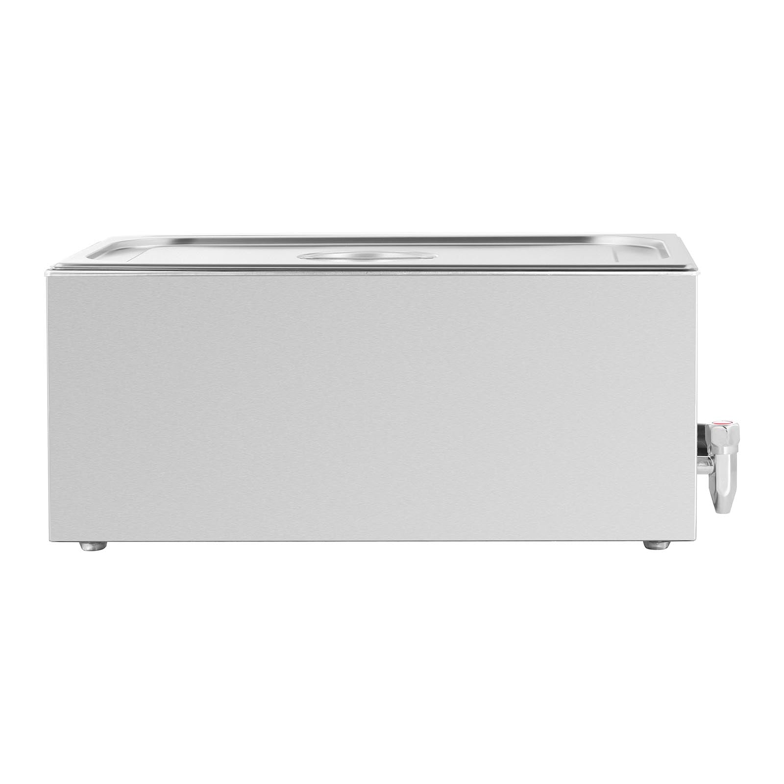 Bain-marie chauffe-plat bain-marie professionnel 600 watts 1 x GN 1/1 robinet de vidange 14_0004217 - Mathon - 4