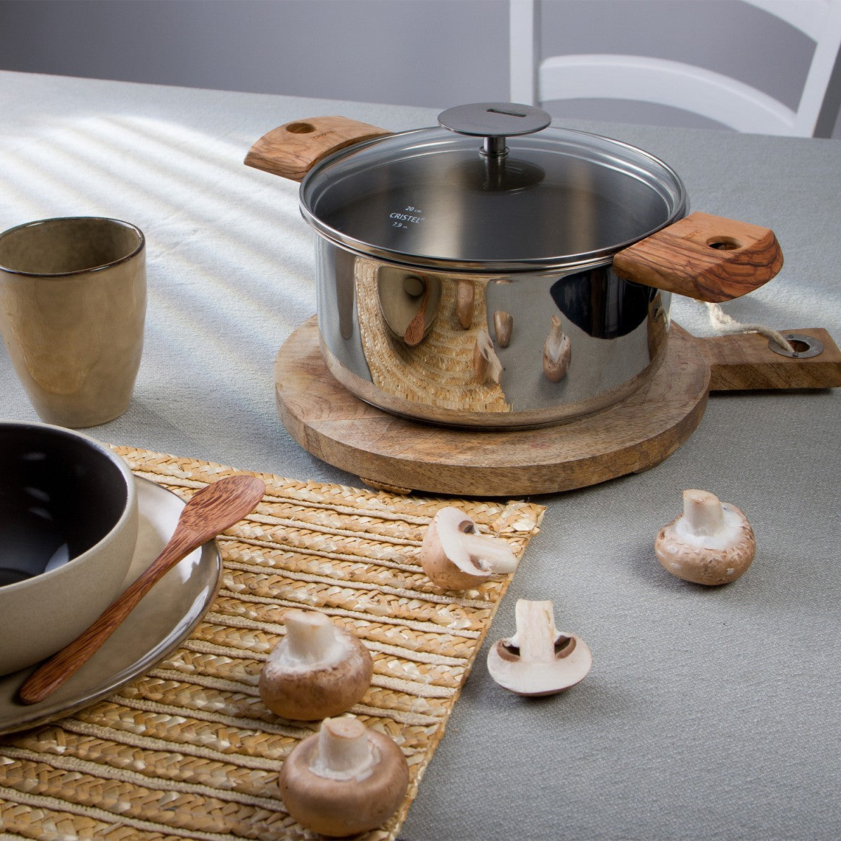 Faitout inox Mutine sans manche 26 cm 6,6 L Cristel - Mathon - 4