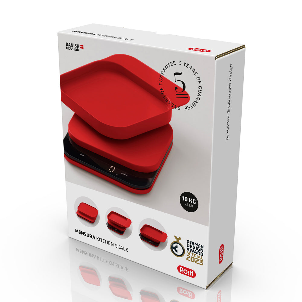 Balance de cuisine Mensura Rouge Rosti - Mathon - 3