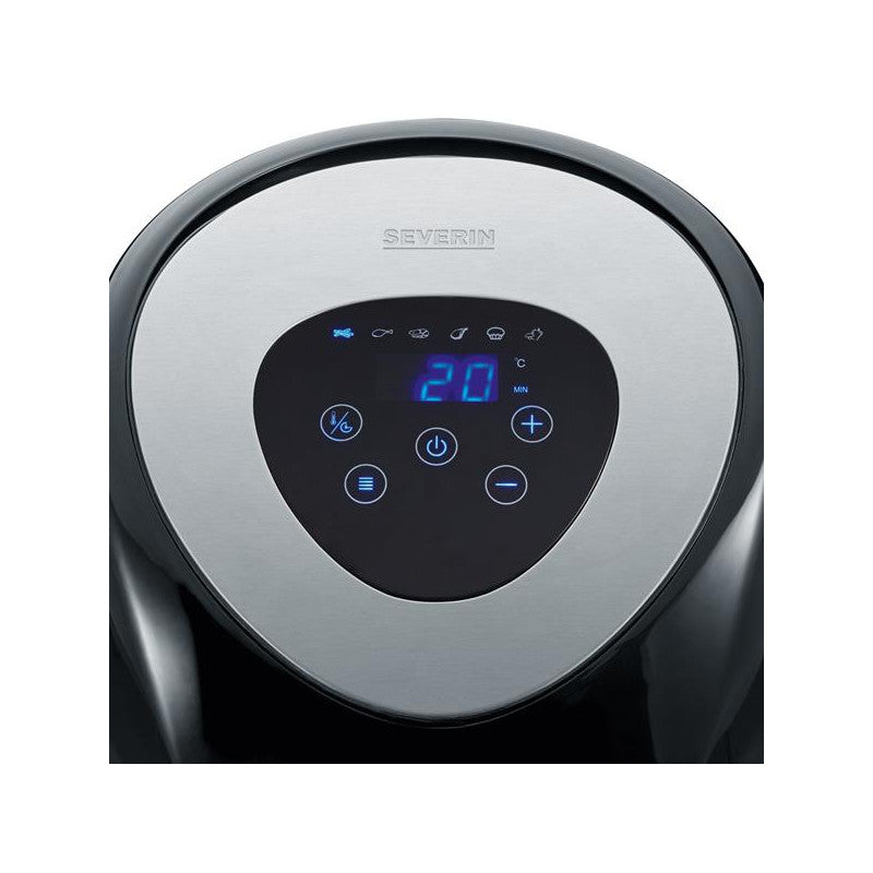 Friteuse  Air Fryer Sans Huile 1500w 3,2l 6prog Noir   - 2430 Severin - Mathon - 3