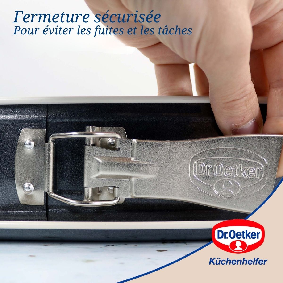 Ensemble de 2 Moules à charnière rectangulaire 38 x 25 cm Dr Oetker Back-Trend Dr. Oetker - Mathon - 6
