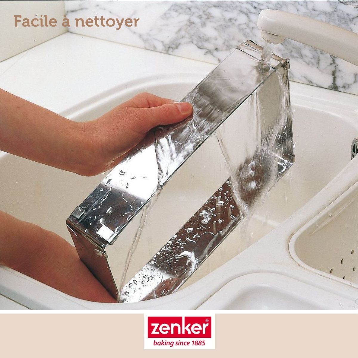 Ensemble de 2 Cadres à gâteau réglable 27 à 52 cm Zenker Smart Pastry Zenker - Mathon - 5