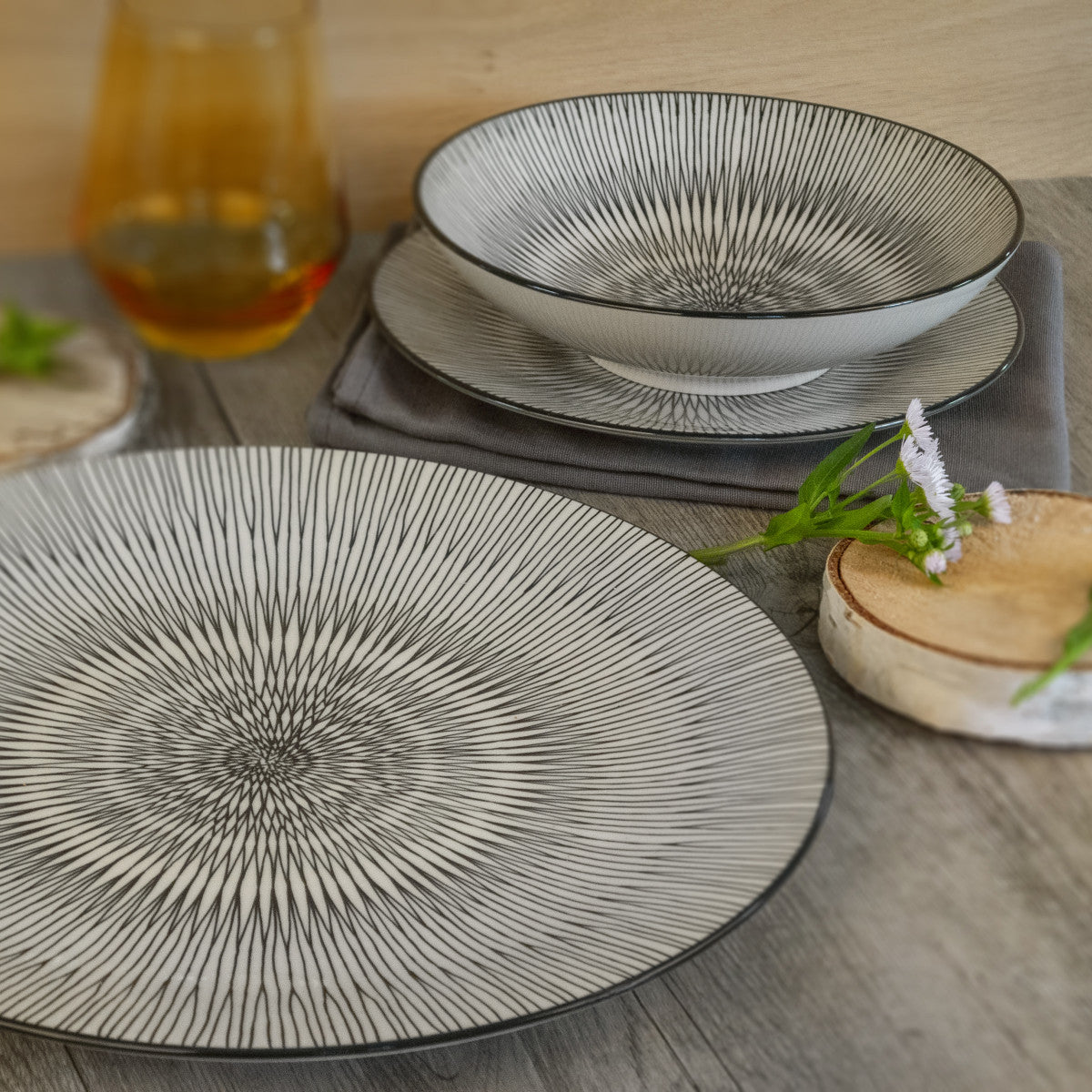 Hypnose - Assiette dessert 20 cm (lot de 6) Médard de Noblat - Mathon - 2