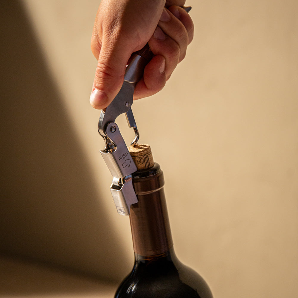 Tire bouchon Sommelier Push Wood Vacuvin - Mathon - 2