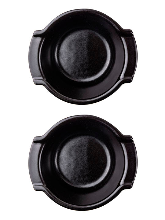 Appolia Duo de ramequins en céramique 20cl, Noir Satin Peugeot - Mathon - 4