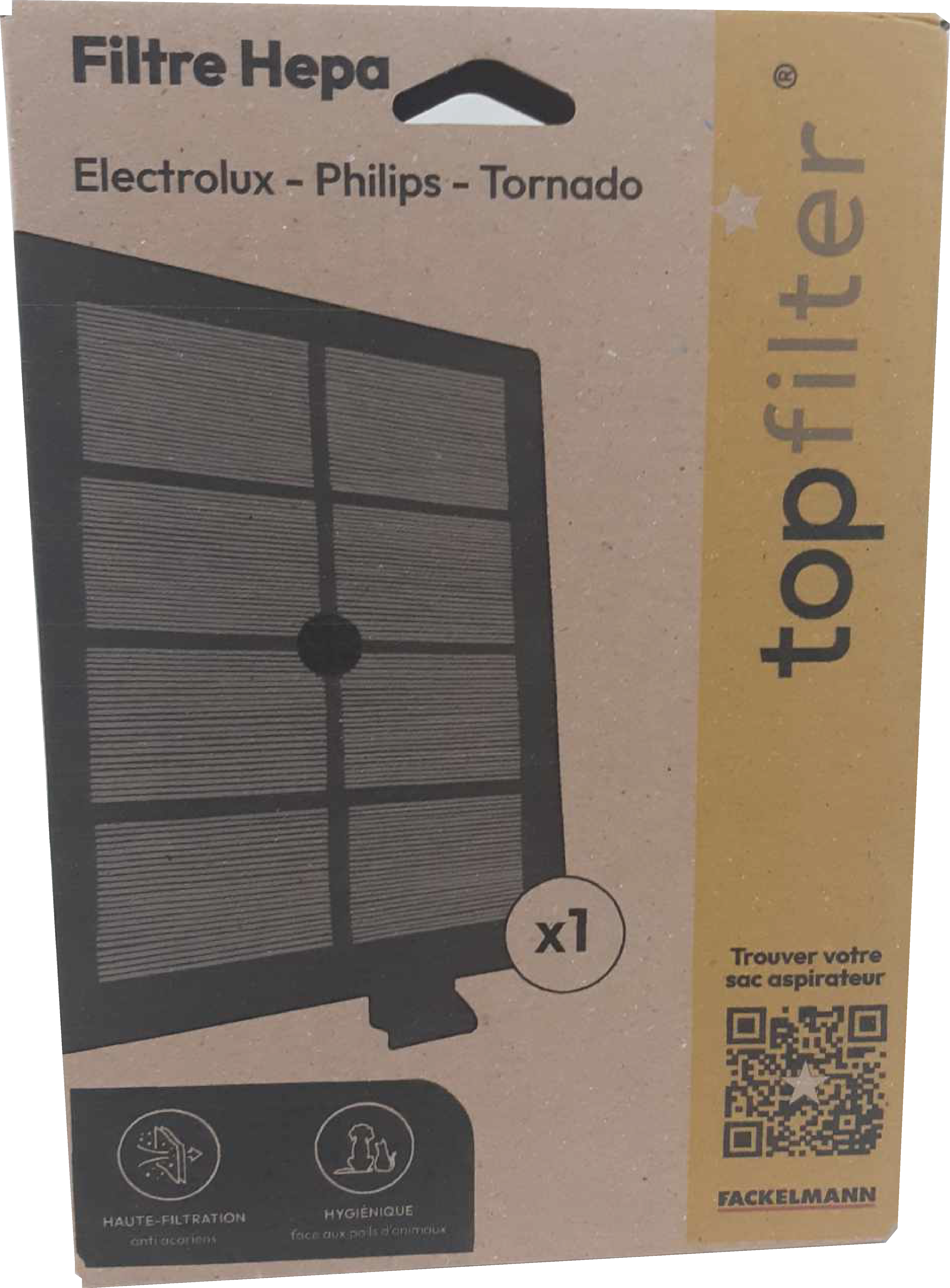 Filtre Hepa pour aspirateur Electrolux Philips et Tornado TopFilter TopFilter - Mathon - 2