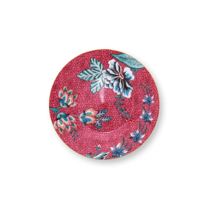 Lot de 6 Assiettes petit four Flower Festival Framboise - 12cm Pip Studio - Mathon - 2