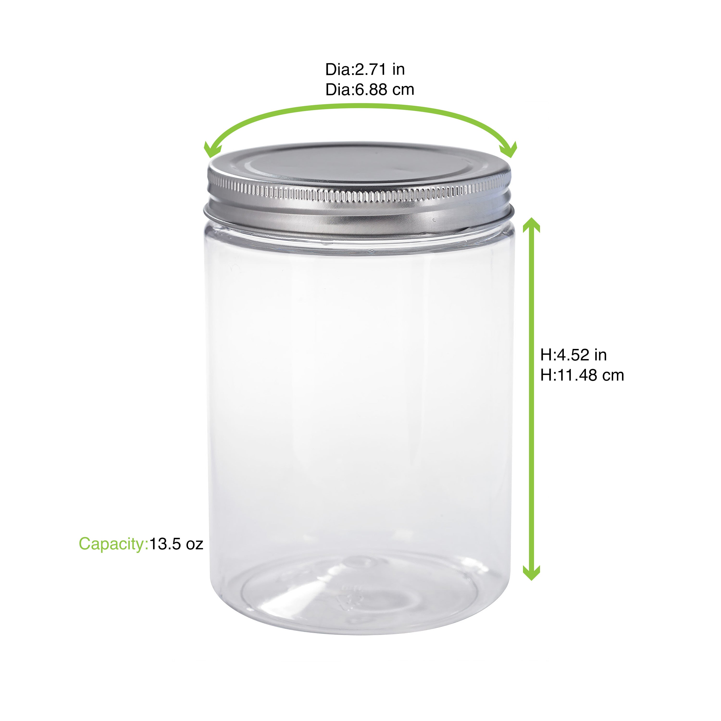 160Pcs - Bocal Bokotwist en plastique PET réutilisable  H96mm 500ml FirstPack - Mathon - 3