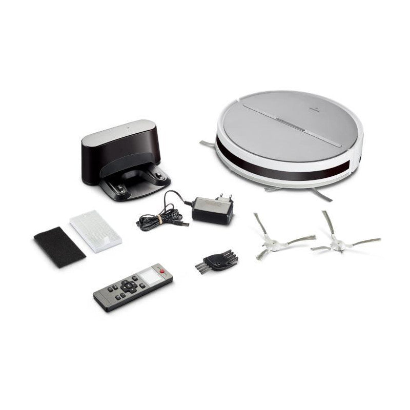 Medion S05 - Robot Aspirateur - Navigation Intelligente - Puissance 2000 Pa - Faible Hauteur - 120 Minutes D