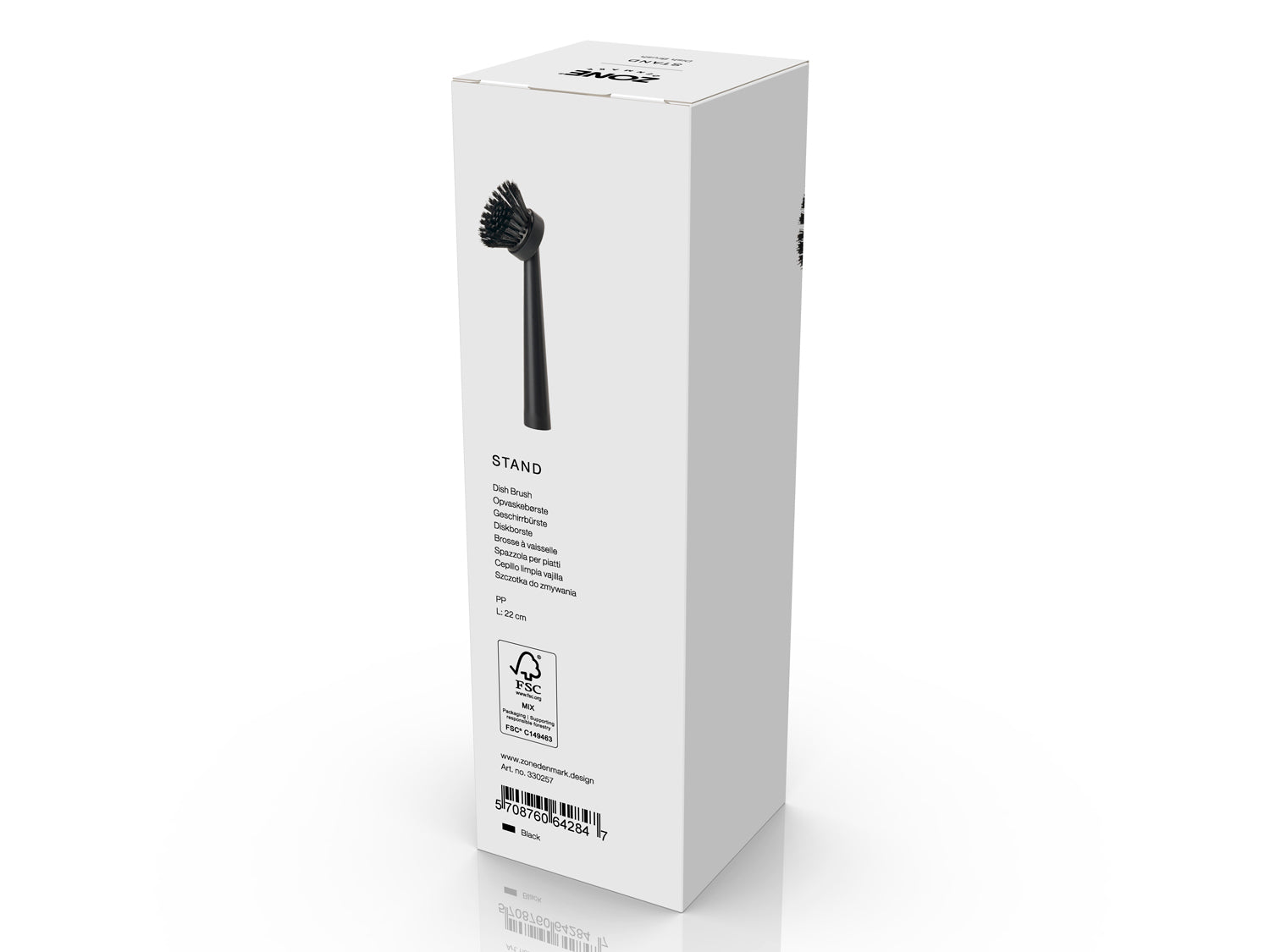 Brosse à vaisselle STAND en polypropylène Noir Zone Denmark - Mathon - 4