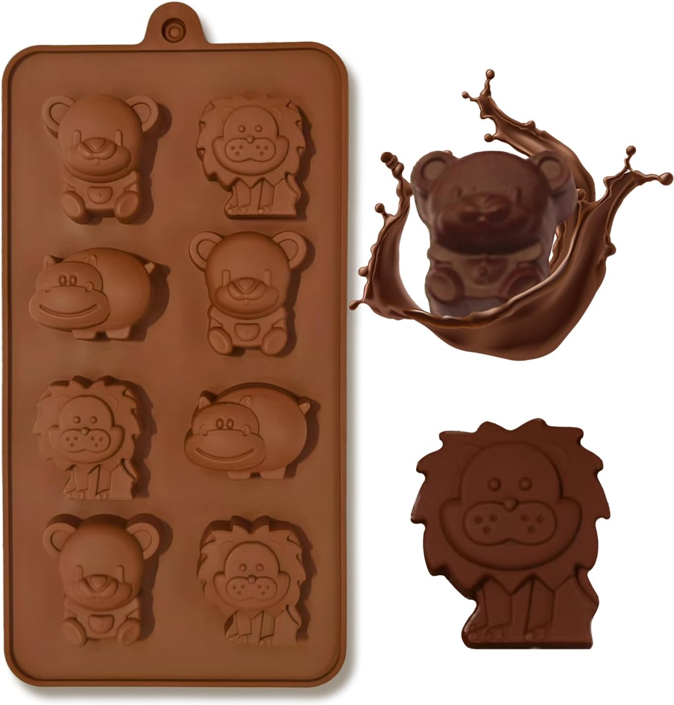 Moule en silicone Pour Muffins, gâteau au chocolat, moule à savons, Cupcake Et Gelée Vendos85 - Mathon