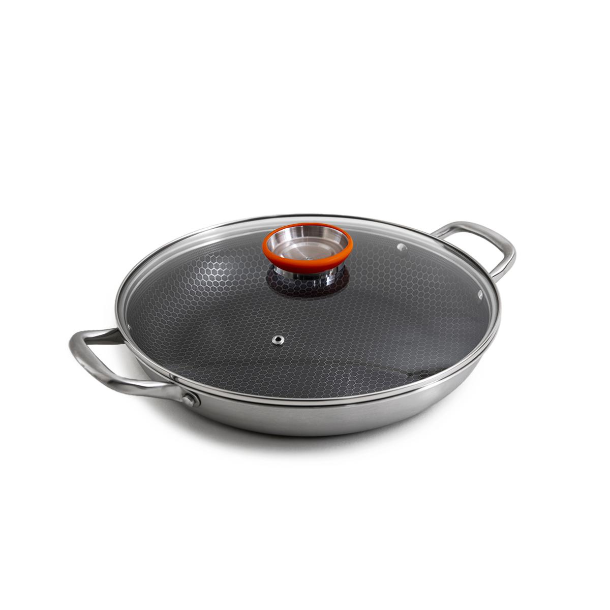 Plat à paëlla 32cm triplex - "Black Cube" Laguiole Cuisson - Mathon - 4