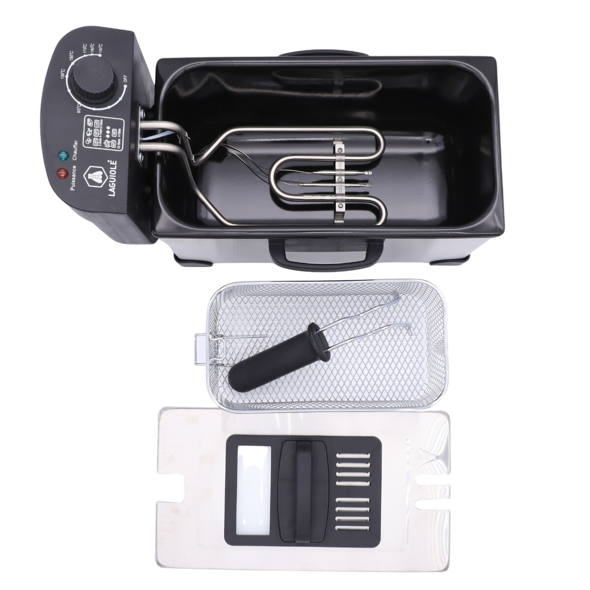 Friteuse 3L noir/inox Laguiole Cuisson - Mathon - 4