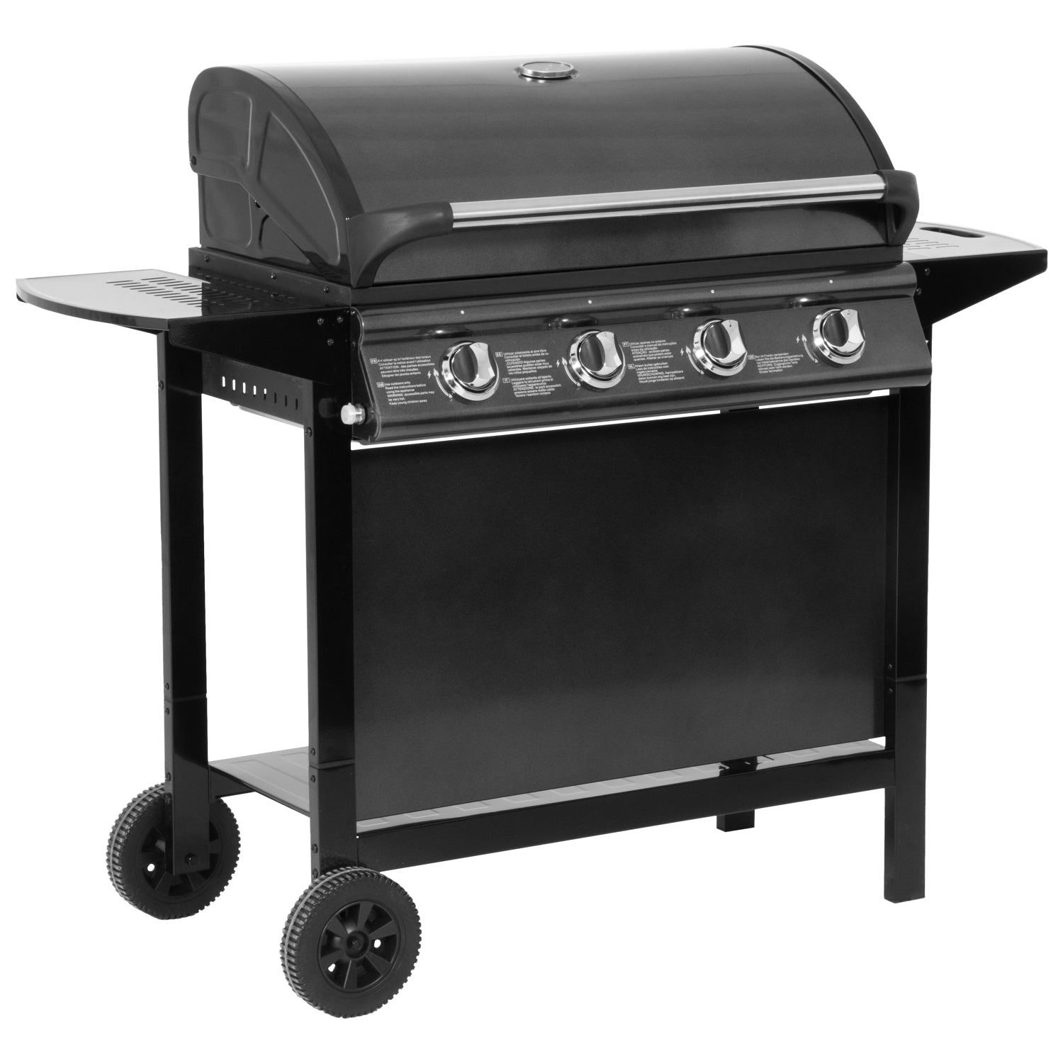 Barbecue au gaz RENO - 4 brûleurs avec thermomètre 14kW Happy Garden - Mathon - 1