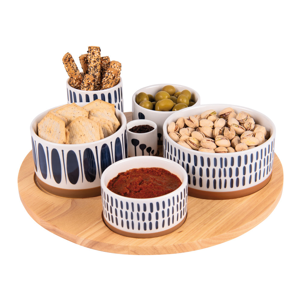 Service apéritif 6 pièces Mikonos Table passion - Mathon - 2