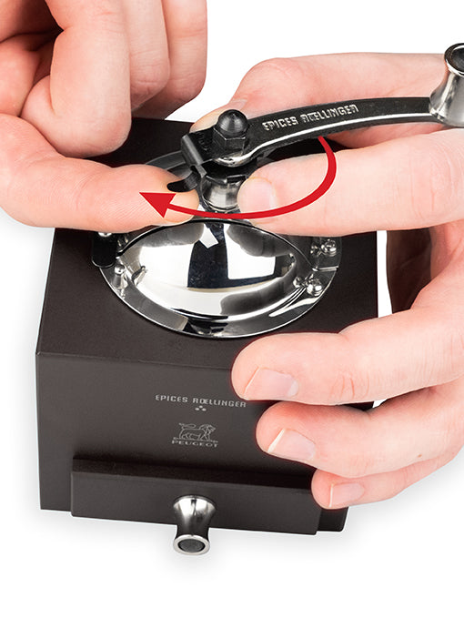 Moulin manuel à poivre hêtre Roellinger chocolat Peugeot - Mathon - 3